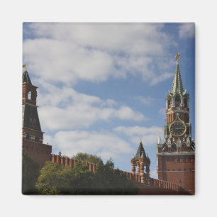 Spasskaya-Turm am Roten Platz, Moskau, Russland Magnet