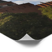 Spasskaya-Turm am Roten Platz, Moskau, Russland Poster (Ecke)