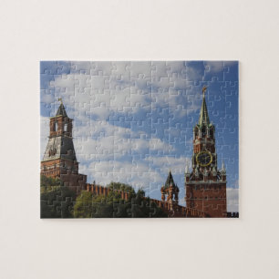 Spasskaya-Turm auf dem Roten Platz, Moskau, Russla Puzzle