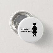 Spaßknopf Button (Vorne & Hinten)