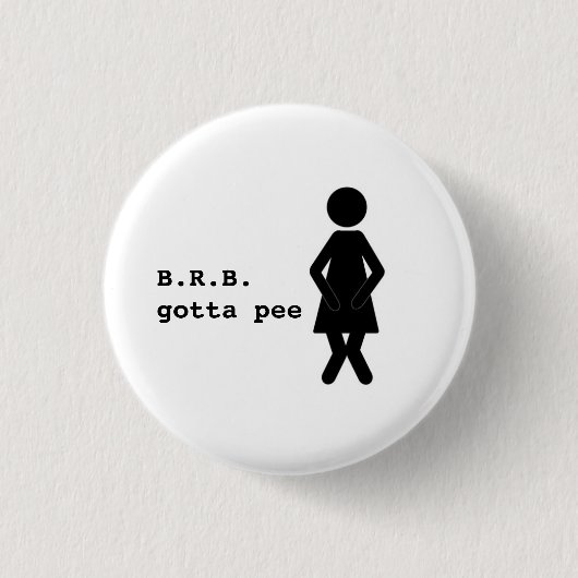 Spaßknopf Button (Vorderseite)