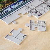 Spassky-Turm und Moskauer Kreml, Russland. Puzzle (Seite)