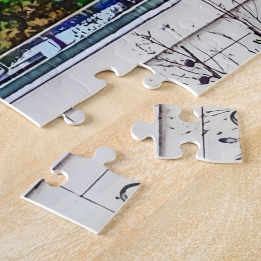 Spassky-Turm und Moskauer Kreml, Russland. Puzzle (Seite)