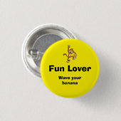 Spaßliebhaber-Button Button (Vorne & Hinten)