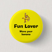 Spaßliebhaber-Button Button (Vorderseite)