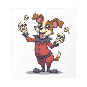 Spaßmacher Jack Russell Notizblock