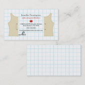 Spaßnähen und Änderungs-Visitenkarteschablone Visitenkarte (Vorne/Hinten)