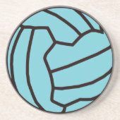 Spaßnetball-themenorientierter Ball-Entwurf Getränkeuntersetzer (Vorne)