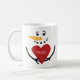 Spaßpersonalisierte Snowman-Kaffee-Tasse Kaffeetasse