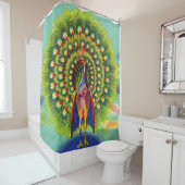 Spaßpflasterdruck Duschvorhang (Beispiel)