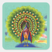 Spaßpflasterdruck Quadratischer Aufkleber (Vorderseite)