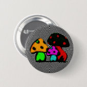 Spaßpilze Button (Vorne & Hinten)