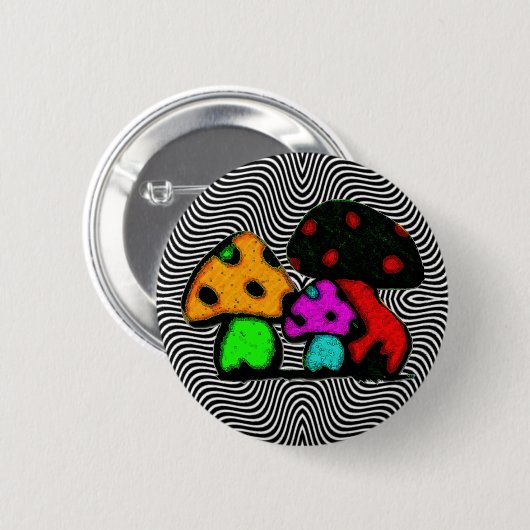 Spaßpilze Button (Vorne & Hinten)