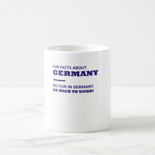 Spaßtatsachen über Deutschland, kein Spaß in Kaffeetasse
