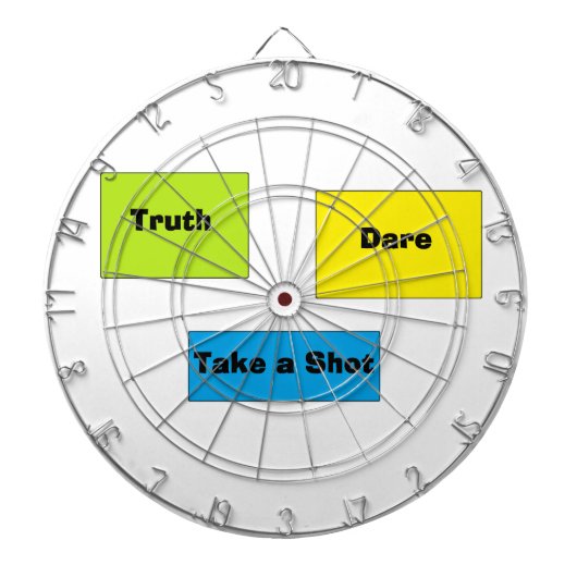 "Spaßund Spiele" Dartboard Dartscheibe (vorne)