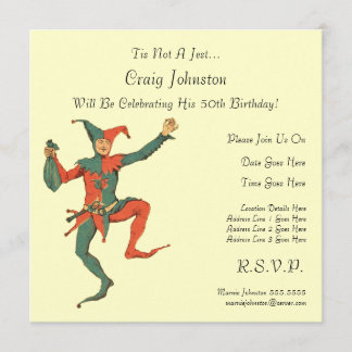 Spaßvogel-Geburtstags-Party Einladung