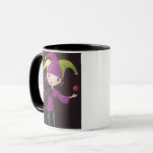 Spaßvogel-Mädchen-Tasse Tasse (Vorderseite Links)