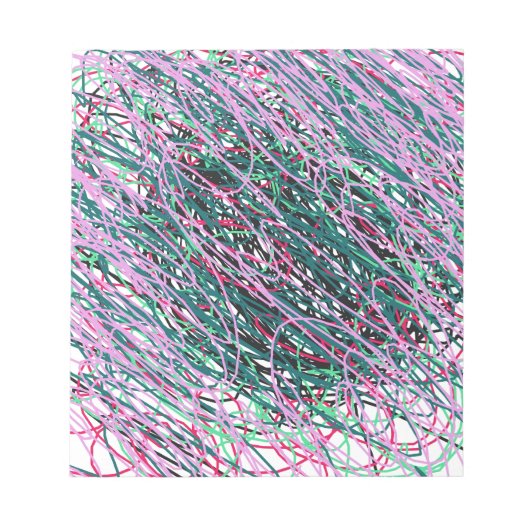 Spastische Garne Notizblock (Vorderseite)