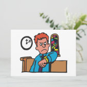 Spät bei kirchlichen Einladungen (Stehend Vorderseite)