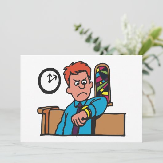 Spät bei kirchlichen Einladungen (Stehend Vorderseite)