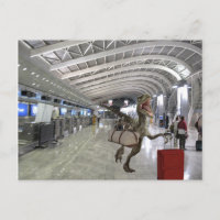 Spät Flugzeug Dinosaur Raptor Funny