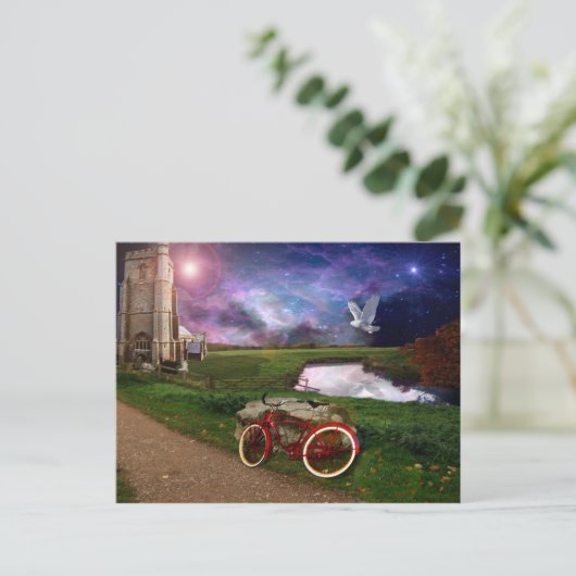 Spät für Abend Gebet. Postkarte (Stehend Vorderseite)