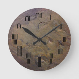 Spätantike ägyptische Zahlen Runde Wanduhr