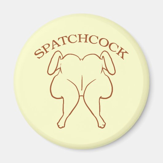 Spatchcock Chicken Magnet (Vorne)