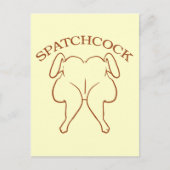 Spatchcock Chicken Postkarte (Vorderseite)