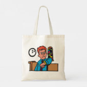 Späte an die Kirche Totbeutel Tragetasche (Rückseite)