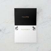 Späte Geburtstagskarte Karte (Innenseite)