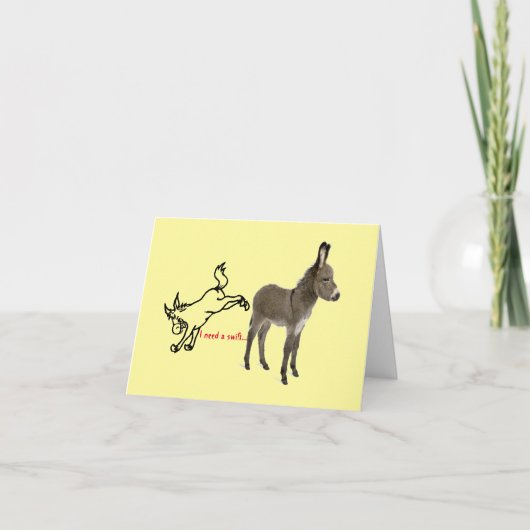 Späte Geburtstagskarte Karte (Vorderseite)