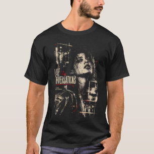 SPÄTE GESPRÄCHE — Nightlife Editorial Portrait T-Shirt