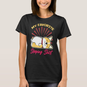Späte Nacht Schlaflosigkeit Niedliche Schlaf Tiere T-Shirt