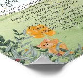 Späte Nacht Windeln Abenteuer beginnt Heißluftball Poster (Ecke)