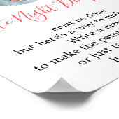 Späte Nacht Windeln Mädchen Dusche Elefantenschild Poster (Ecke)