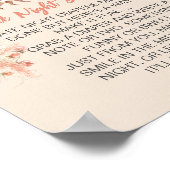 Späte Nacht Windeln Spiel Boho Safari Pampas Grass Poster (Ecke)