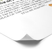 Späte Nacht Windeln Spiel ein Baby ist Brauthema Poster (Ecke)