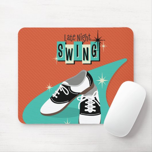 Späte nächtliche Schwungmousepad Mousepad (Mit Mouse)