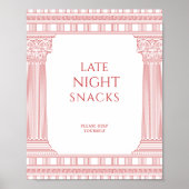 Späte Nachts Snacks für Goddess Party Poster (Vorne)
