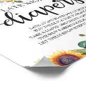 Späte Nachttaucher Baby Duschgel Spielzeichen Poster (Ecke)