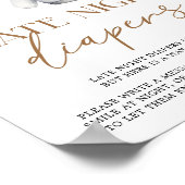 Späte Nachttaucher Boho Christmas Baby Dusche Poster (Ecke)