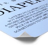 Späte Nachttaucher Reisen Weltkarte Kinderdusche P Poster (Ecke)