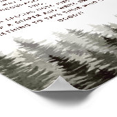 Späte Nachttaucher Woodland Baby Showspiele Poster (Ecke)