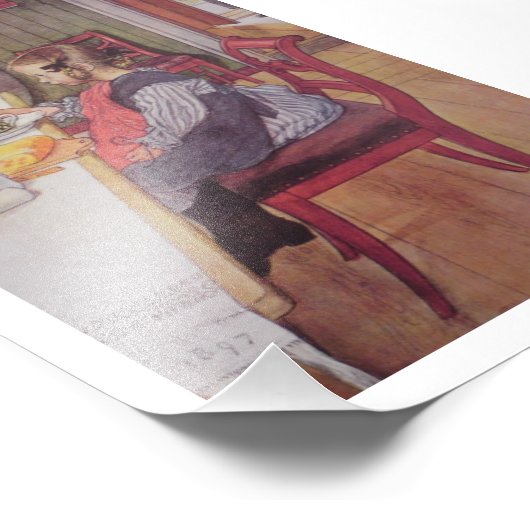 Späte Riser zum Frühstück Fotodruck (Ecke)