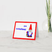 Späte Weihnachtskarte Feiertagskarte (Vorderseite)