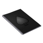 Spaten-Symbol-Notizbuch Notizblock (Rechte Seite)
