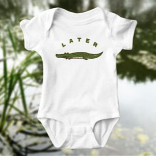 Später Alligator Baby Bodysuit – Lustig & Cute Strampler