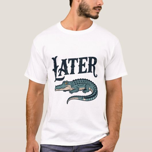 Spater Alligator Gator T-Shirt (Vorderseite)