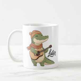Später Alligator Kaffeetasse